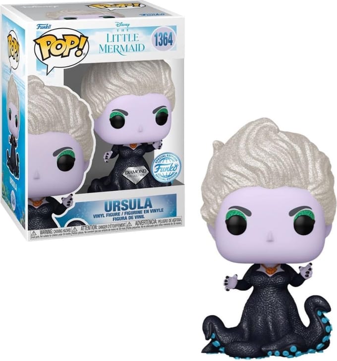 Funko Pop! Disney The Little Mermaid (2023) - Ursula Diamond Glitter #1364 Diamond Collection Exclus