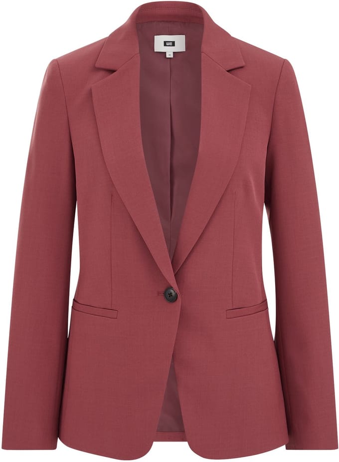 WE Fashion Dames slim fit blazer