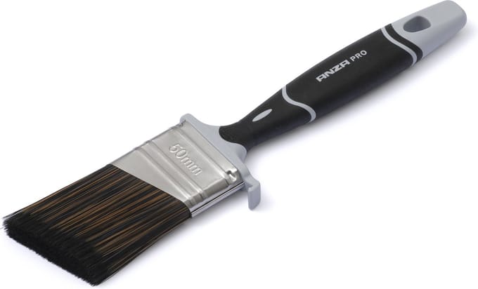 ANZA PRO Super Effective Softgrip Platte kwast - Schuin - TEST - 50 mm