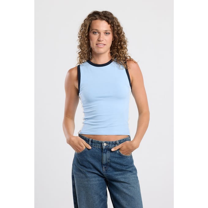 America Today Glory Light Blue Taglia: M | Canottiere Outlet | Donna | Blu