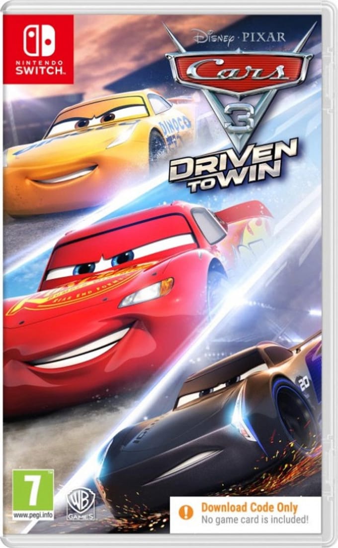 Auto's 3: Driven Aan Win (Code in A Box) - Nintendo Switch - Racing