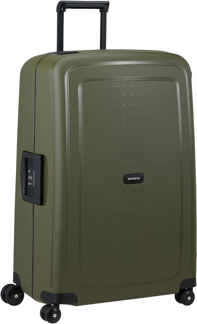 Samsonite koffer - S'cure spinner 75/31 - 3 punt TSA lock - Olive - 102 l - 4,6 kg