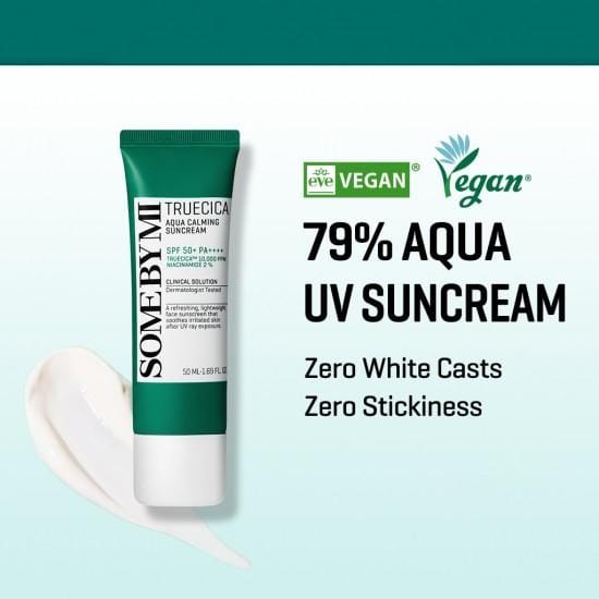 SOME BY MI Truecica Aqua Kalmerende Zonnebrandcrème 50ml AUTHENTIEKE WINKEL gray