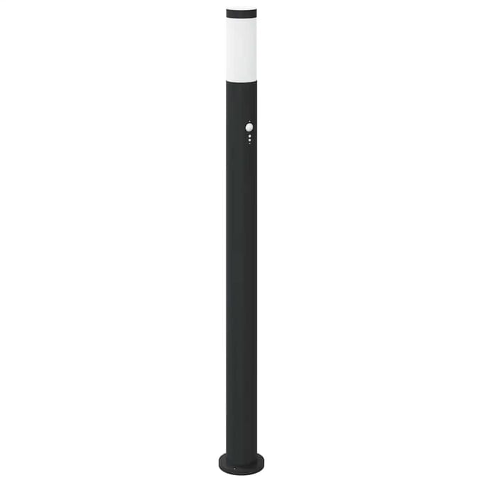 vidaXL Bolderverlichting met sensor 110 cm roestvrij staal IP44