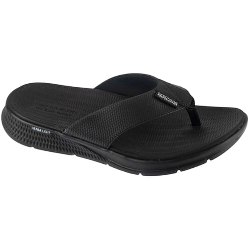 Skechers Go Consistent Sandal - Synthwave, Mannen, Zwart, Slippers, maat: 40