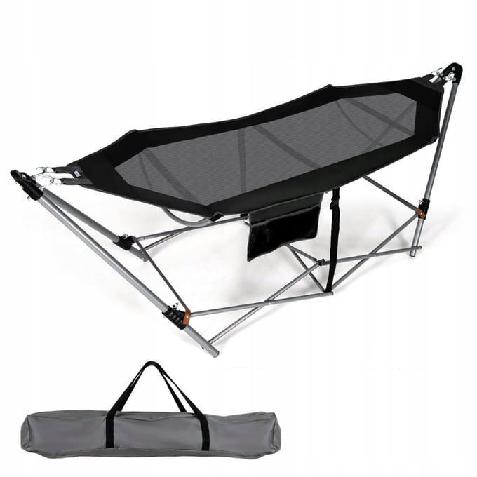 Draagbare Camping Hamak met Standaard - Max 150 kg