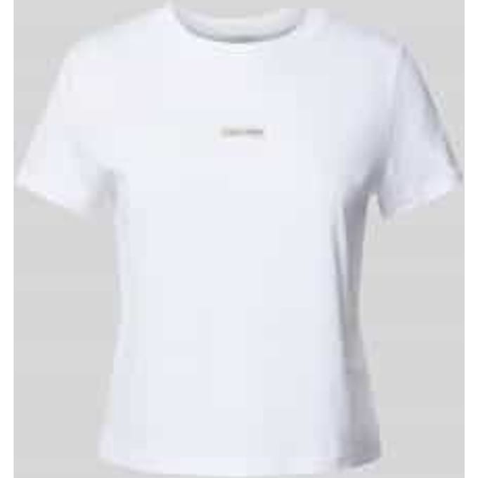 Regular fit T-shirt met labelpatch