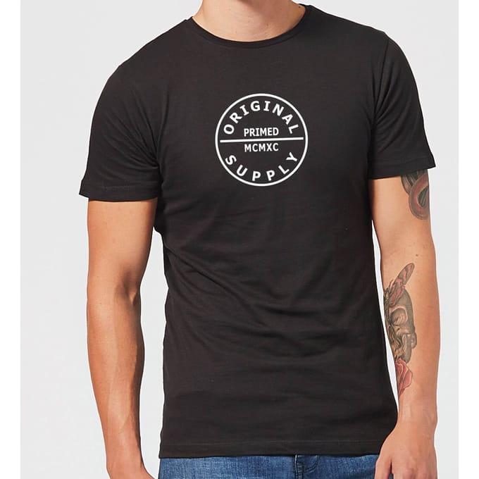 Primed Label MCMXC T-Shirt - Black - 5XL