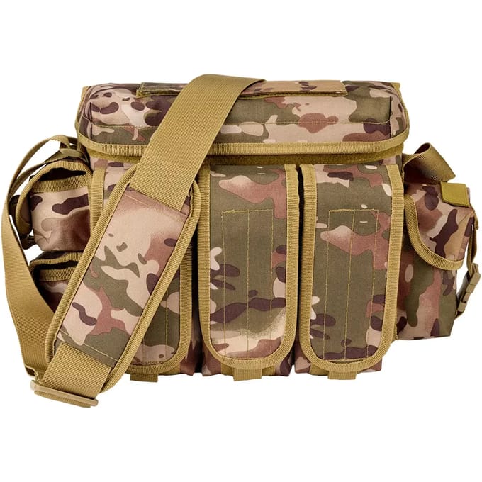 Brandit - Grab Bag Schoudertas - Groen/Multicolours