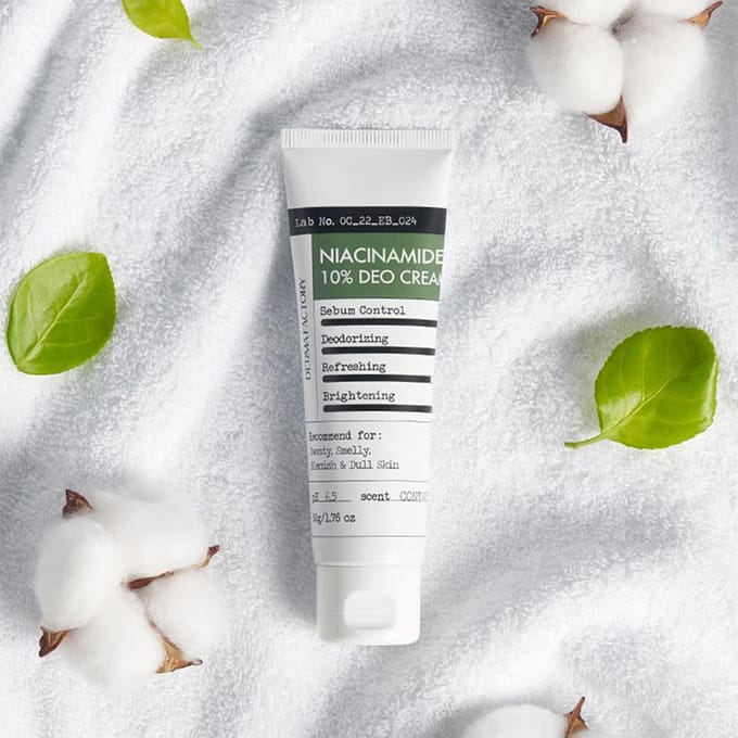 [DERMA FACTORY] Niacinamide 10% Deo Crème 50g white