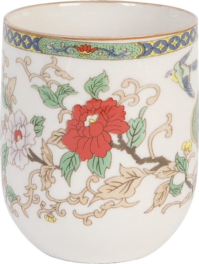 Clayre & Eef Mok 100 ml Rood Porselein Bloemen