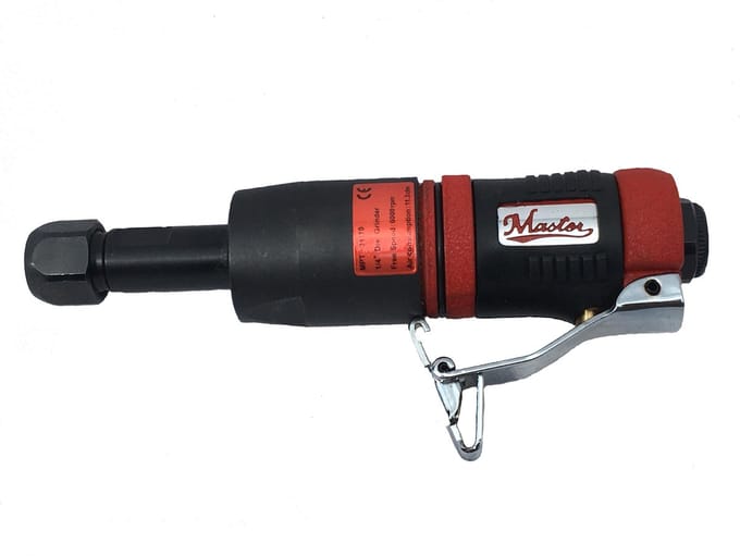 Rechte stiftslijper pneumatisch voor 6 mm en 3.2 mm
