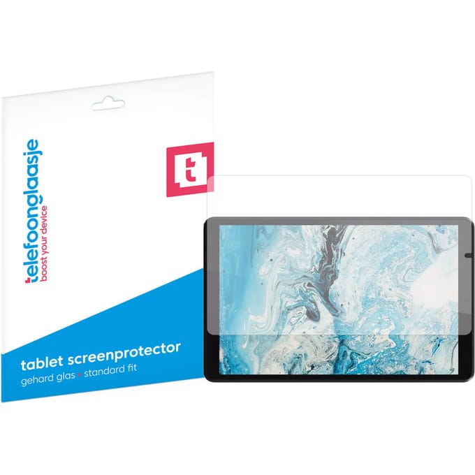 Lenovo Tab M8 screenprotector gehard glas Case Friendly