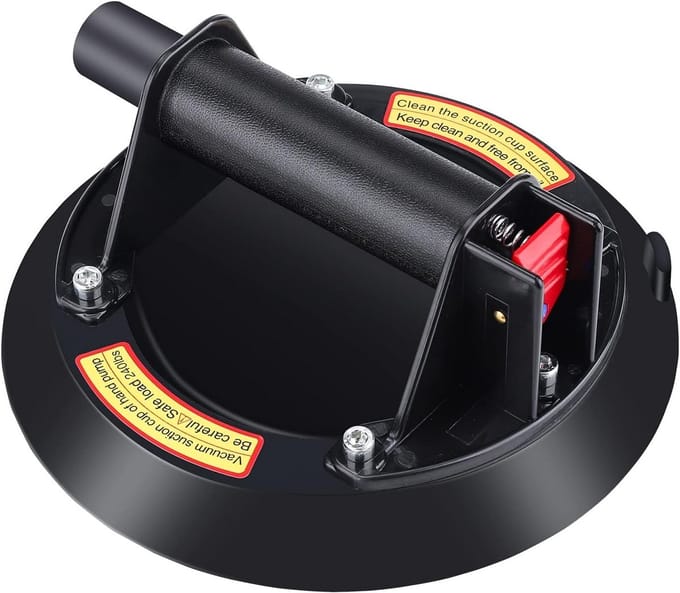 Zuignappen voor tilwerk van glas en tegels - 20 cm, max 300 kg draagvermogen