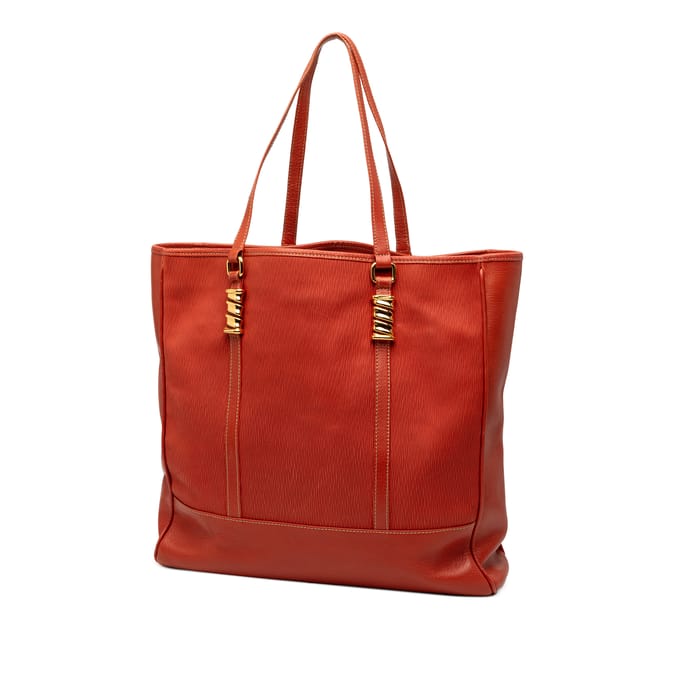 Tweedehands Leren Velazquez Twist Tote