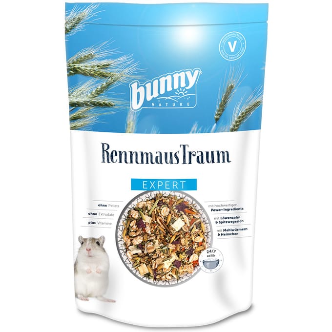 2x 500 g Bunny RennmuisTraum Expert knaagdieren