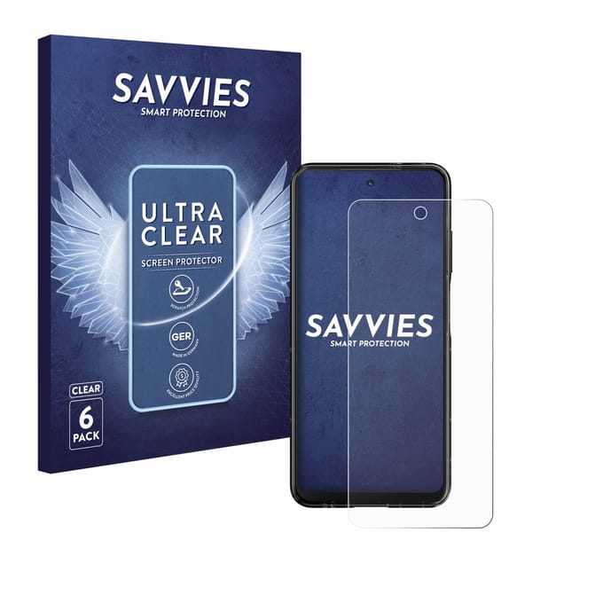 Savvies - Screenprotector voor HMD Fusion - Folie Beschermfolie transparant 6 Stuks