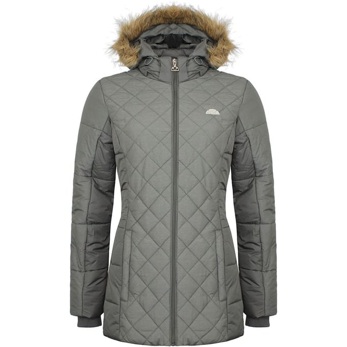 Ellesse Dames Donkergrijze Mantel met Capuchon