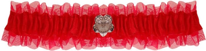 Kousenband rood