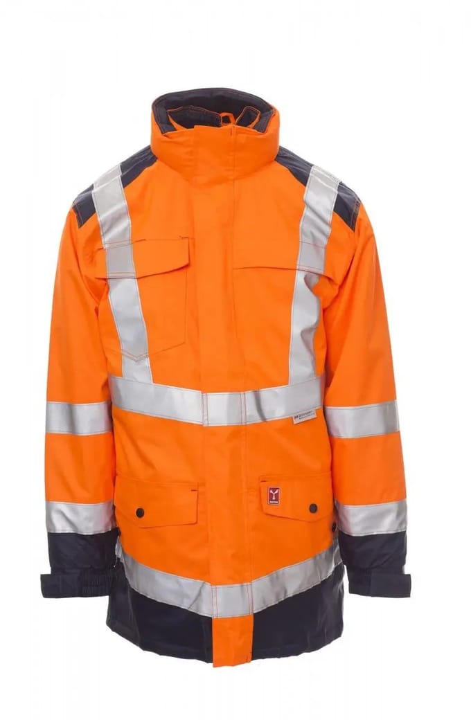 Payper Hisafe - fluorescent orange/navy blue - 4XL