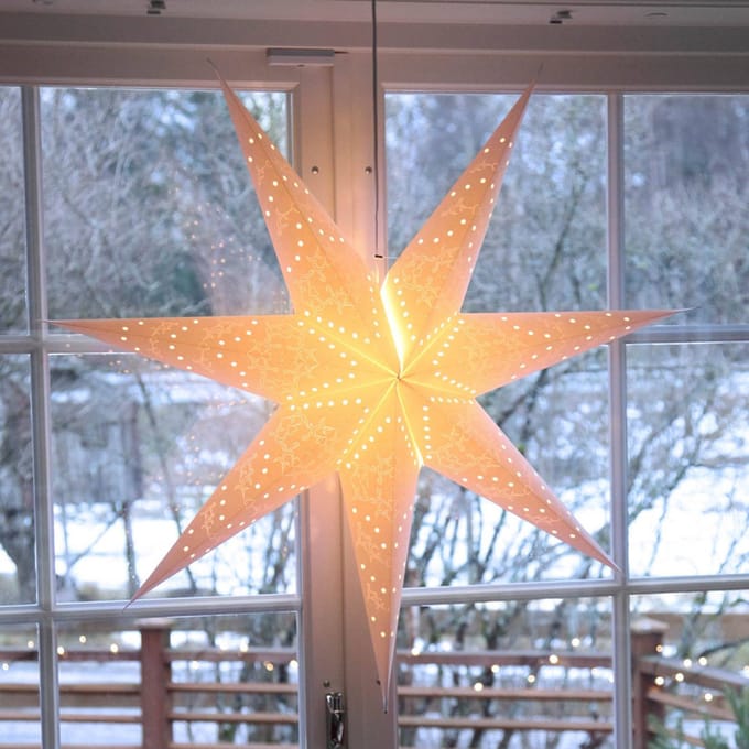 STAR TRADING Zevenpuntige sfeerlamp Sensy Star