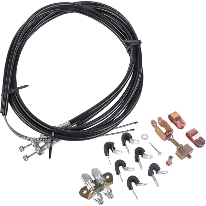 Parkeerremkabel 330‑9371 Noodremkabel Universeel voor Interne Trommel Parkeerremassemblages Remmen black