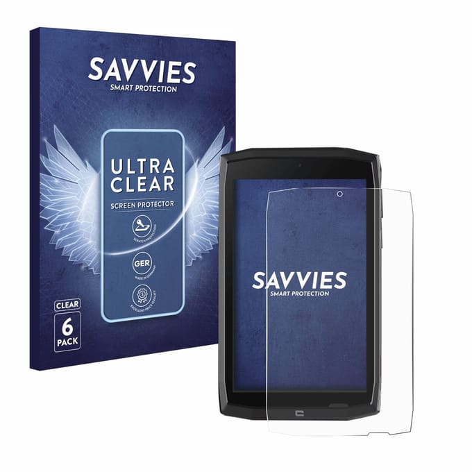 Savvies - Screenprotector voor Crosscall Core T4 - Folie Beschermfolie transparant 6 Stuks
