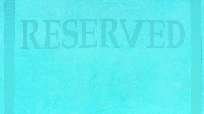 Reserved - Strandlaken - 100x180 cm - Aqua