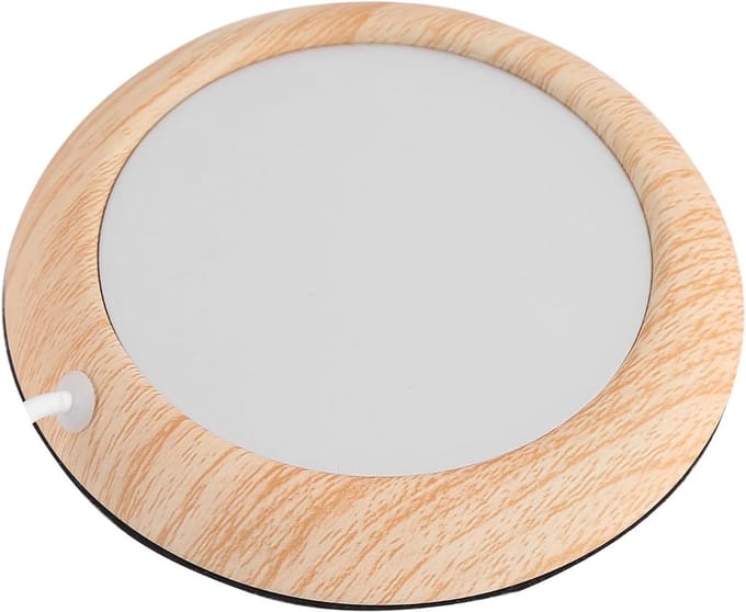 Nixnix® - Warm houd onderzetter Hout - Cup Warmer met USB Aansluiting