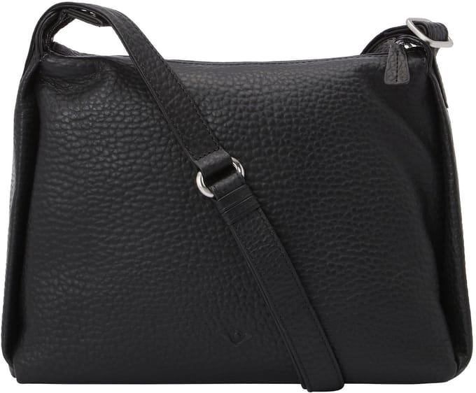 VOi schoudertas Hirsch Helena Crossover Bag Black zwart