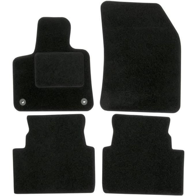 Tapis de sol - Citroën - C5 Aircross - Velours noir - Ajustement précis - Antidérapant