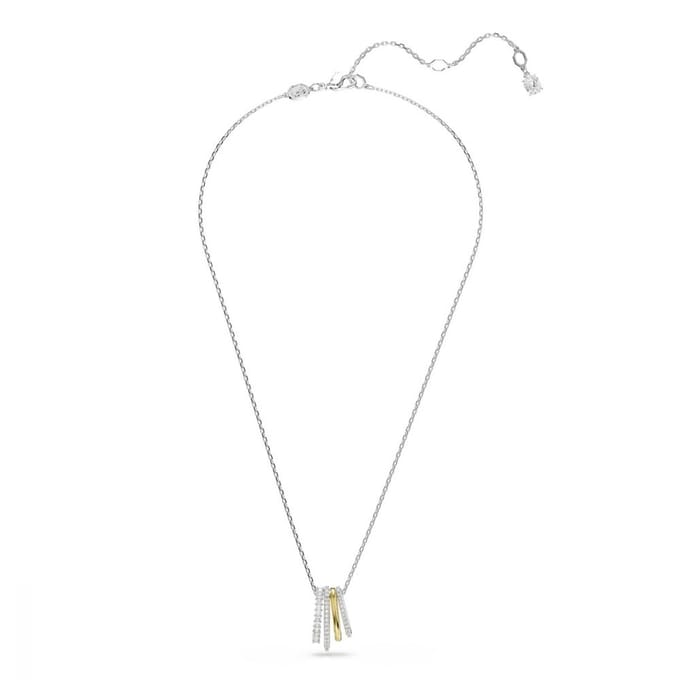Swarovski 'Hyperbola' Dames Halsketting van Basismetalen - Zilver/Goud 5696626