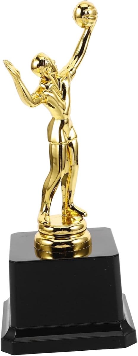 Sport Trofee - Mini Beker - Wedstrijd Prijs - Lichtgewicht Plastic - 18.5 cm - Multicolor