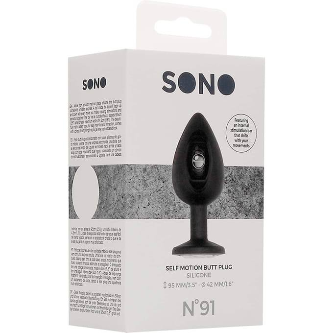 Shots - Sono Nr.91 - Zelf Penetrerende Butt Plug black
