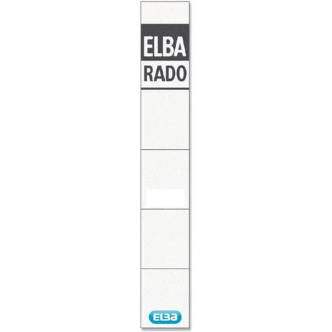 Elba Rado Plast rugetiket ft 2,4 x 15,9 cm, pak van 10 stuks