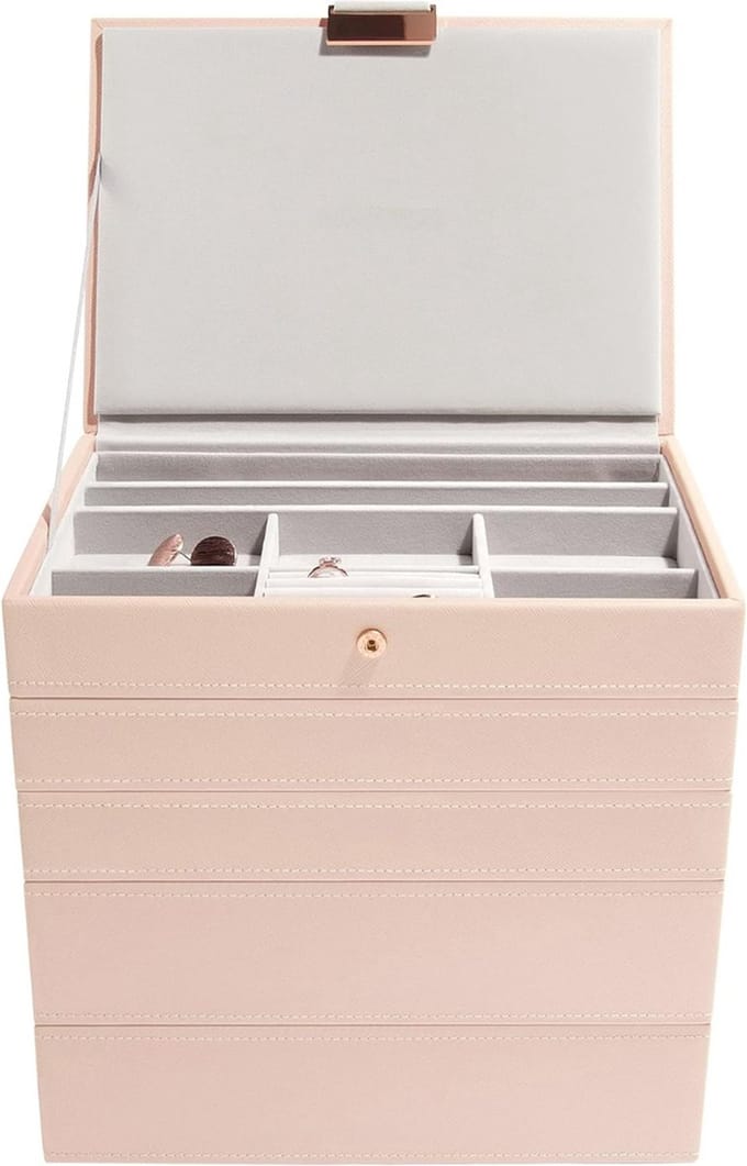 Sieradendoos XL - Juwelendoos - Juwelen Houder - Roze