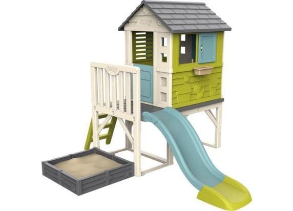 Smoby paalhuisje Pilotis Square met zandbak