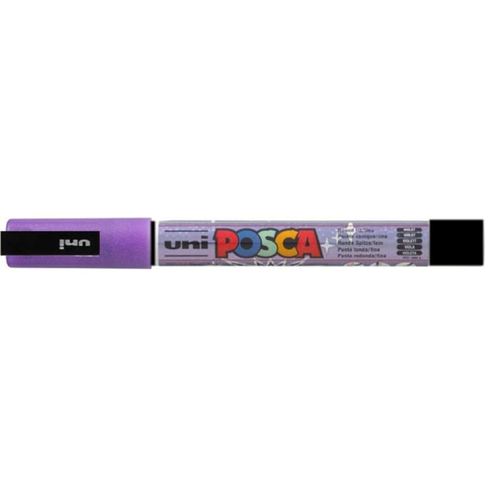 Uni Posca Uni Posca Verfmarker 3M Glitter Paars