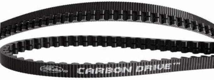 CDX riem Carbon Drive 115 tanden zwart 1265mm
