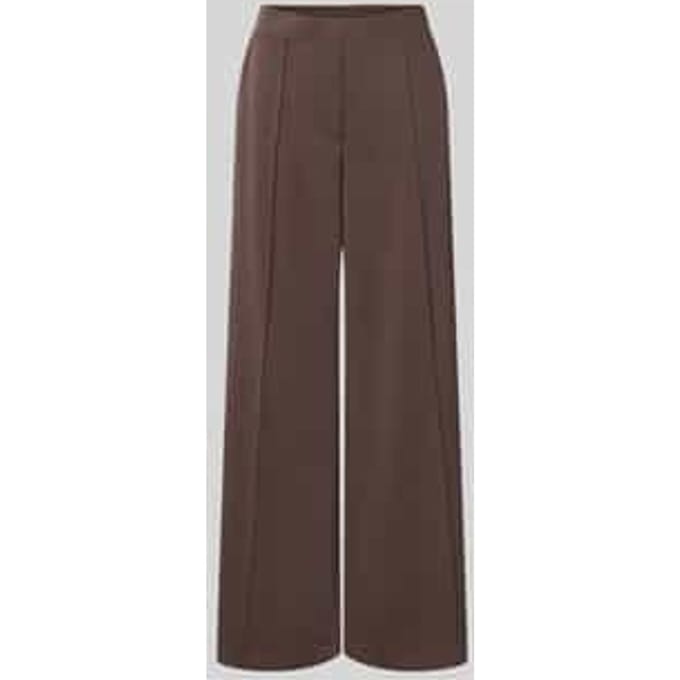 wide fit broek met viscose