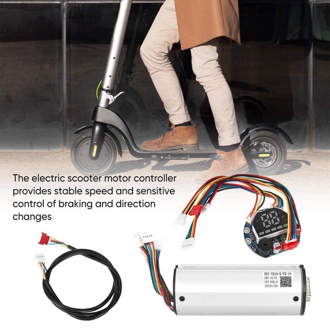 Elektrische scootercontroller Aluminiumlegering 36V Motorcontroller Compatibel met HX X7 Electric veelkleurig