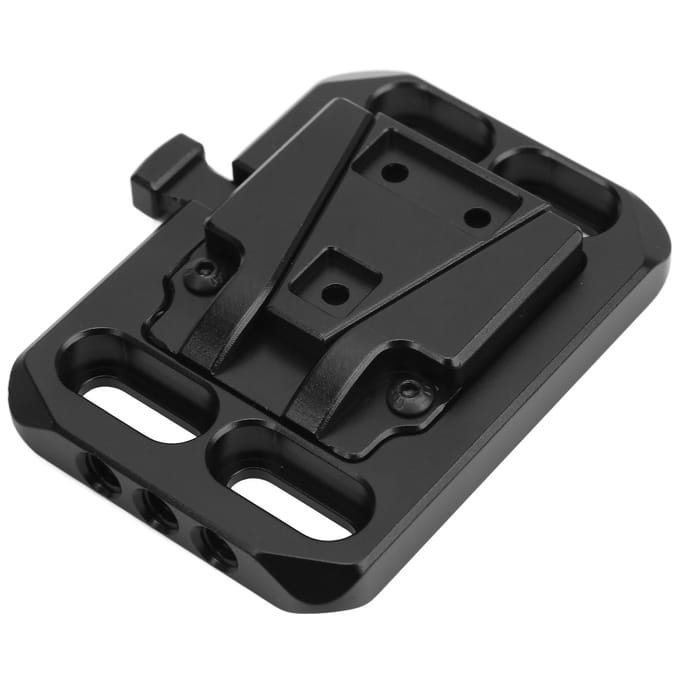 Volledig Metalen V-Mount Batterijbord Basis CNC Holle V-Lock Batterijplaat Adapter voor Camera black
