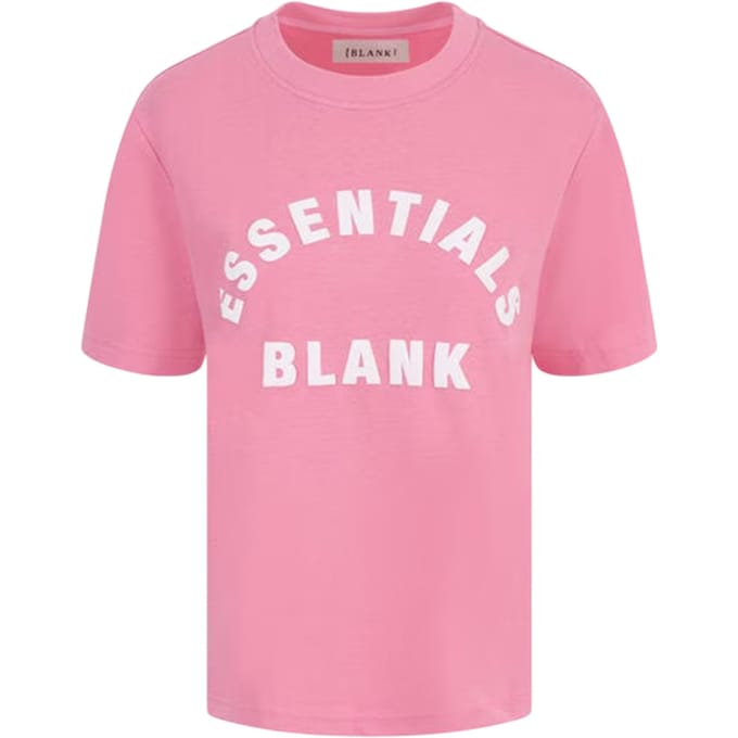 Blank Essentials Dames/Dames Oversized Vriend T-shirt (Pop Roze)