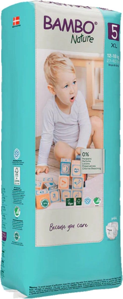 Bambo Nature Luiers - Junior - maat 5 (3x 44 stuks)