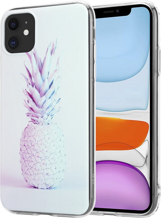 ShieldCase Pina To My Colada geschikt voor Apple iPhone 12 / 12 Pro - 6.1 inch hoesje + glazen Screen Protector