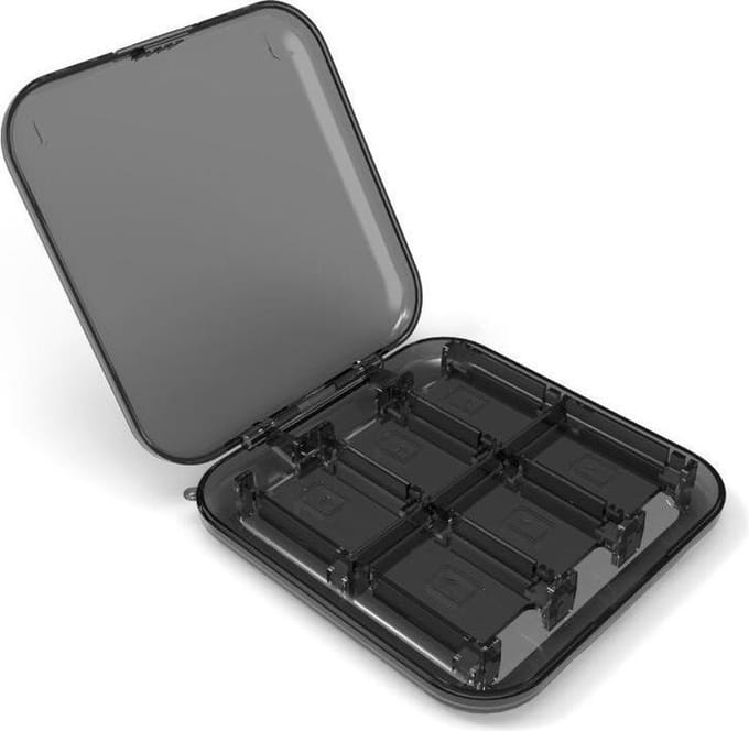 Opberg-Box geschikt voor 12 Nintendo Switch Spel Zwart
