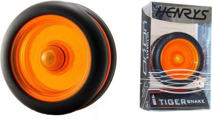 Henrys Tiger Snake Yoyo oranje/zwart