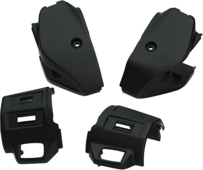 Stuurschakelaar set voor Vespa Primavera, Sprint mat zwart (vanaf 2018)