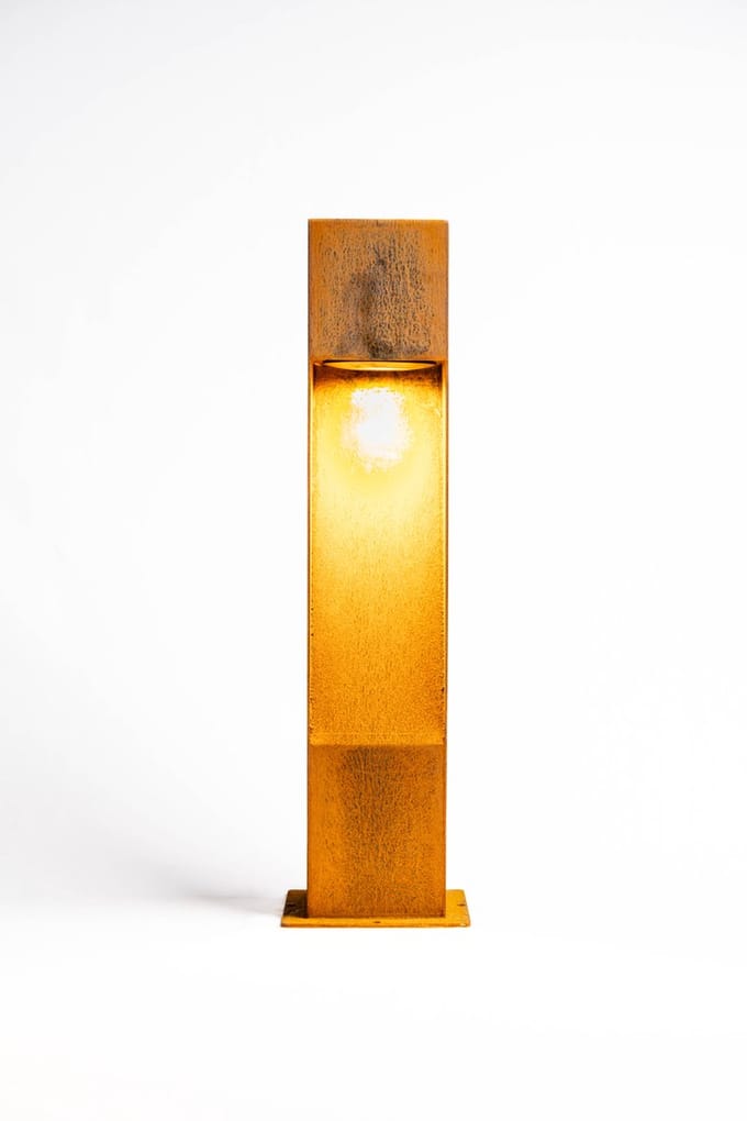 LightLux - Staande Tuinverlichting 50cm - Cortenstaal - 230V