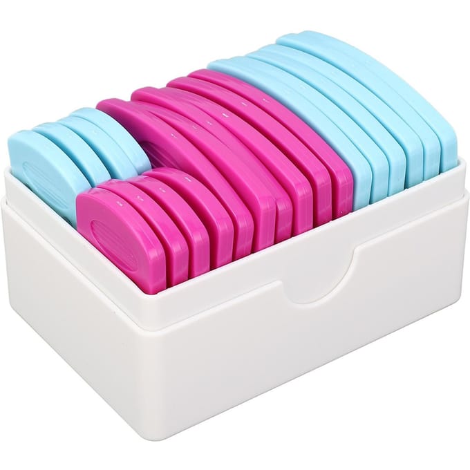 20 stuks brei blokkeerkam trui en sjaal breien vorm fixeerder blokker voor haaknaald handwerk pink